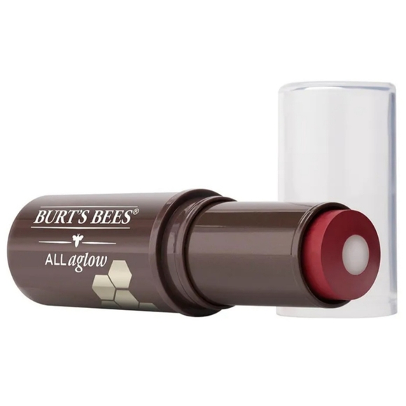 Burt's Bees All Aglow Lip & Cheek Stick Hydrating Core 1253 Dahlia Dew 0.32 oz - Picture 4 of 6